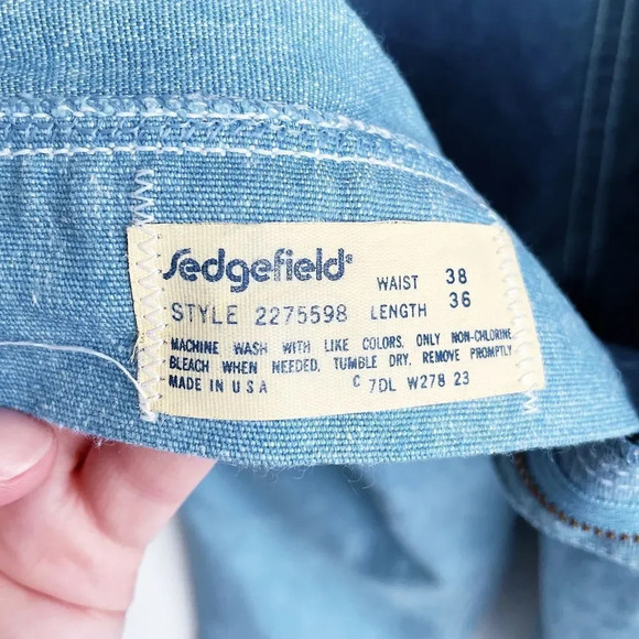 70's VINTAGE | Sedgefield Jeans | Best fit 38 x 32 - Picture 7 of 7